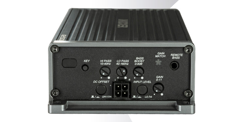 Kicker Auto-Tuning Key Smart Amplifiers