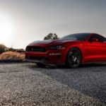 Rapid Red Mustang Ready For The Drag Strip | Forgestar